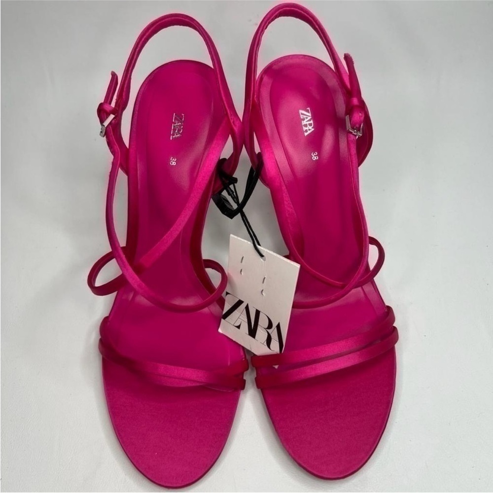 Zara strappy high heel sandals 1312/210 - Picture 4 of 14